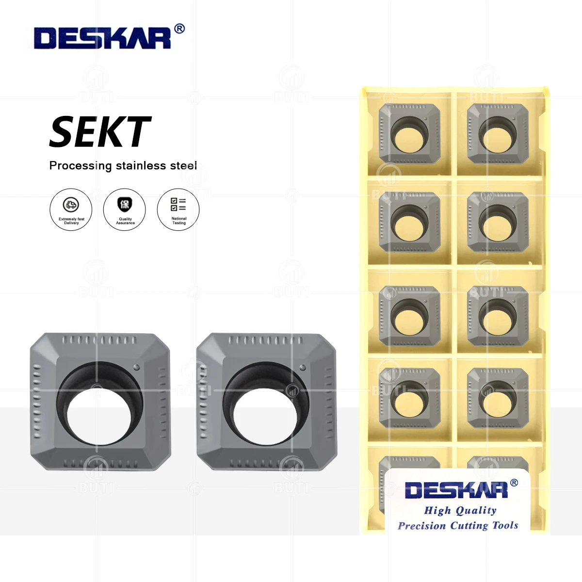 

DESKAR SEKT1204AFTN-XM LF6018 100% оригинальный высококачественный фрезерный станок с ЧПУ, токарные инструменты, твердосплавные фрезерные вставки
