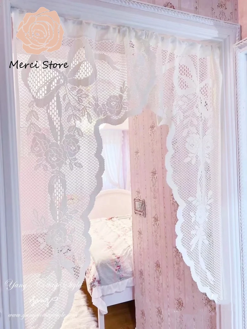 

Korean Style Curtain for Living Room Girls Room Door Hanging String Pendant Partition Window High Beauty Decor Drapes