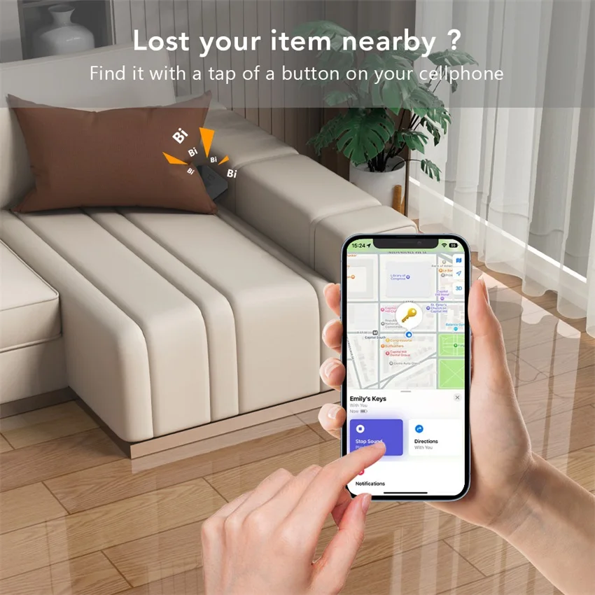 Works with Apple Find My APP Smart Bluetooth Tracker GPS Key Finder Smart Tag  Child Pet Car Locator Anti Lost Luggage Tracker