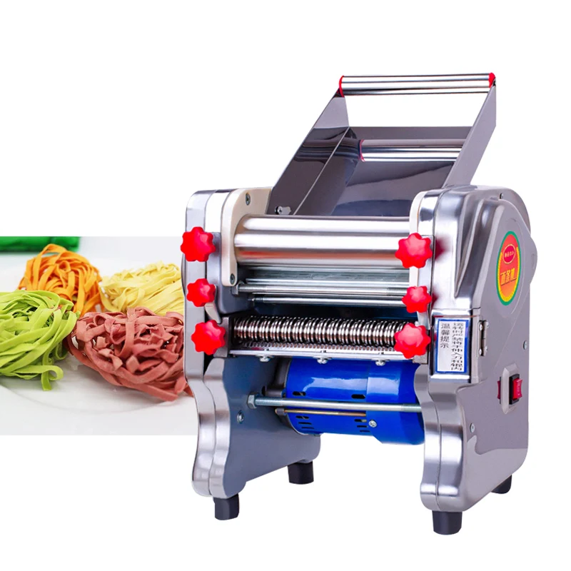 Electric Noodle Press Maker Machine Stainless Steel Desktop Pasta Dumpling Machine Commercial Kneading Noodles Manufacturer