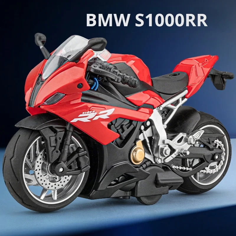 

1:14 New Version S1000RR Racing Level Motorcycle Simulation Alloy Model Collectible Ornament Desktop Decoration