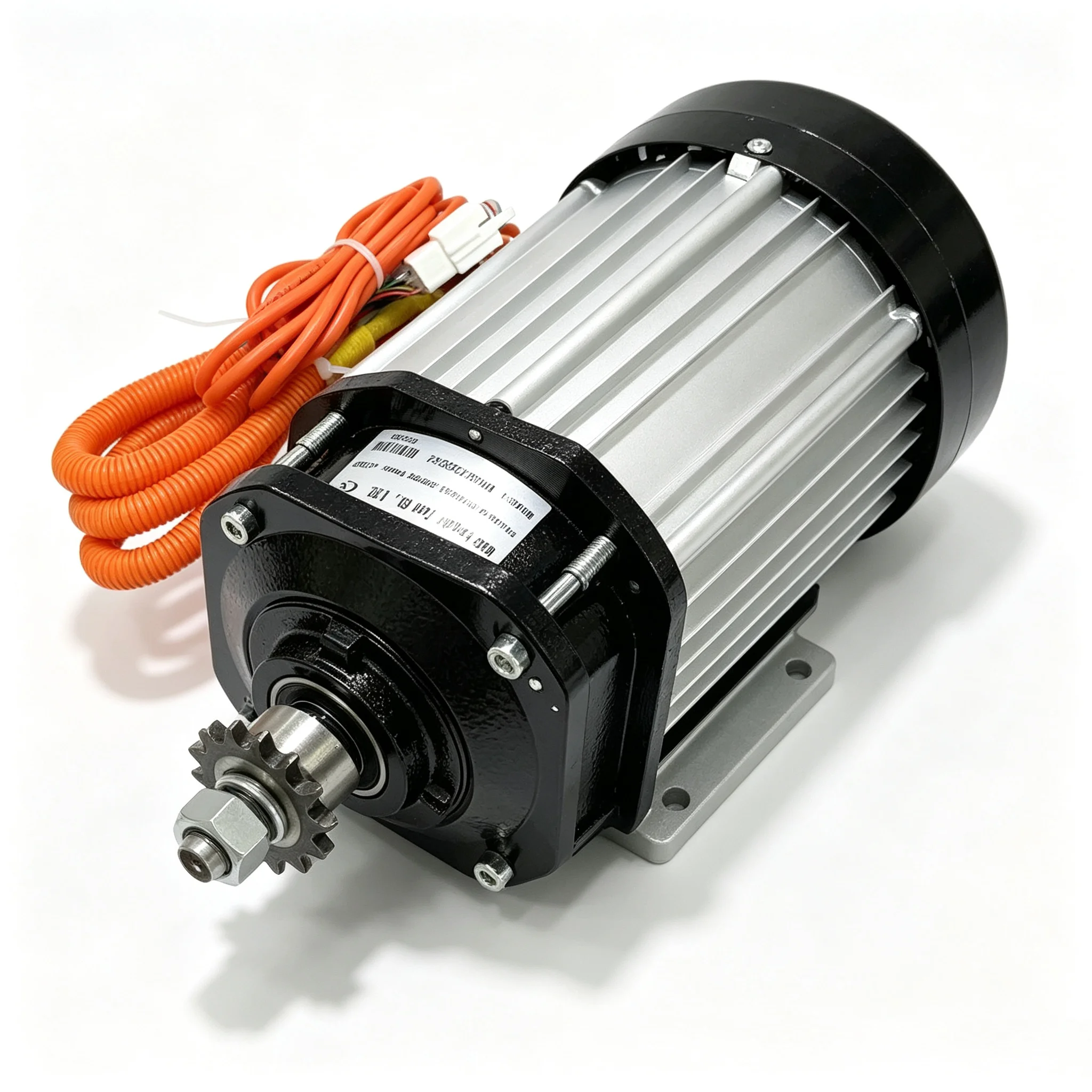 60v 72v Brushless DC Gear Motor with 428 Sprocket High Strength 10/12/14/16 Tooth Optional
