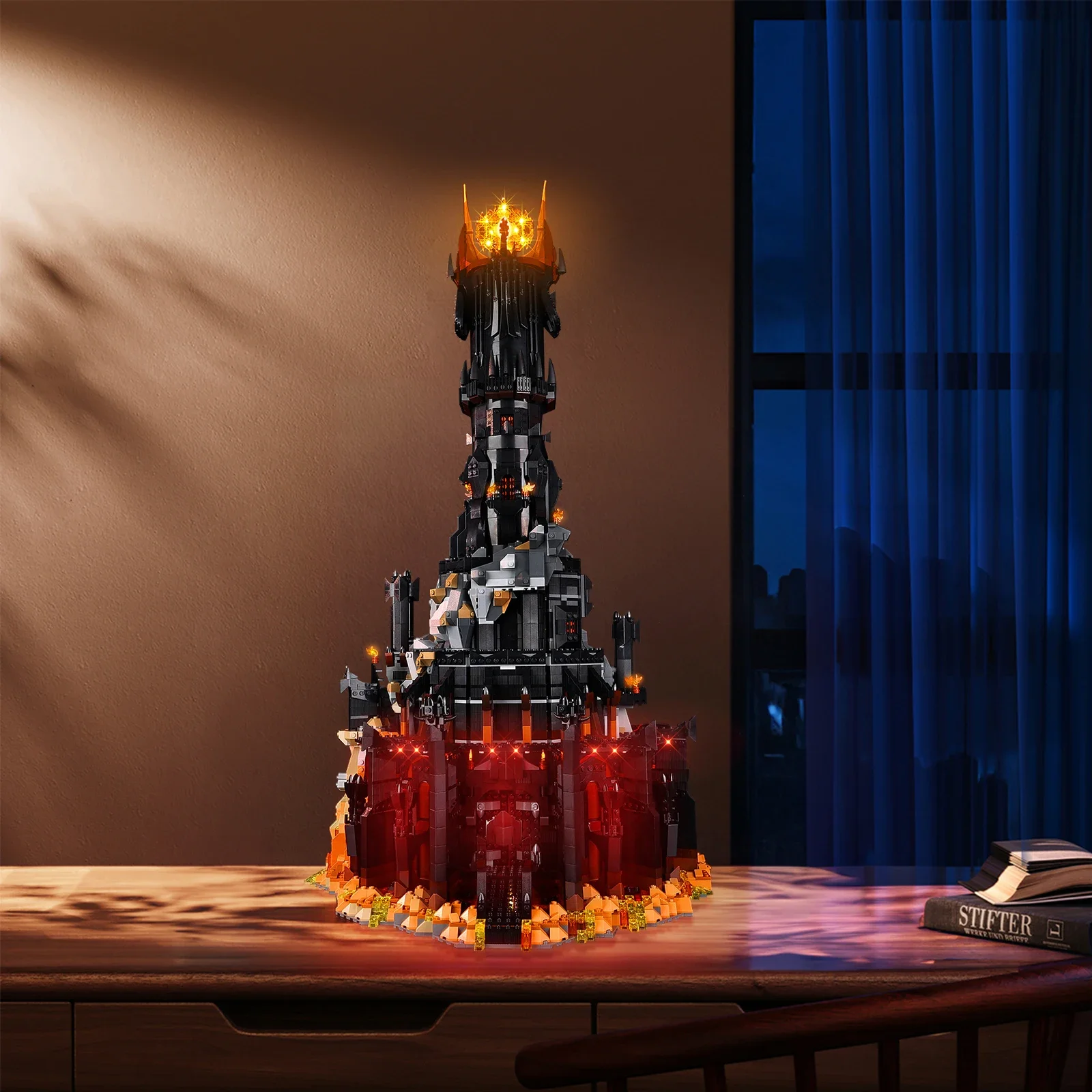 

Комплект светодиодного освещения без модели, подходящий для LEGOThe Lord of The Rings: Barad-dûr 10333 (кроме строительных блоков)