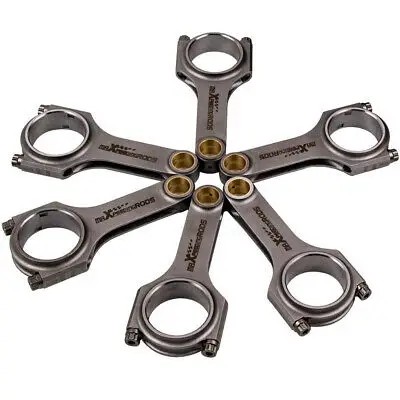 

MaXpeedingrods H Beam Connecting Rod Rods 154mm For Audi A4 A6 RS4 Quattro 2.7T Bielle ARP2000 Bielas Manufacture