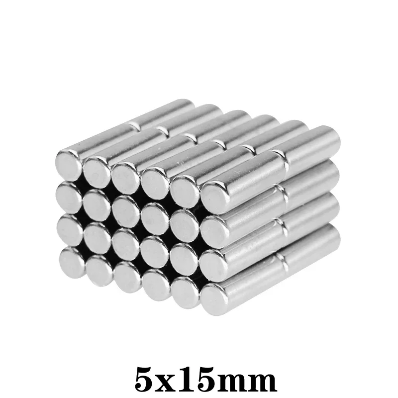 5x15 MM Thick Small Round Powerful Neodymium Magnet 5x15 MM For Home Refrigerators, Offices DIY 5*15 MM