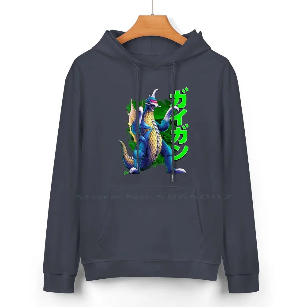 Gigan Pure Cotton Hoodie Sweater 24 Colors Gigan Vancecapleyart1972 Vance Capley Giant Monster Gojira Japanese Jet Kaiju Kawaii