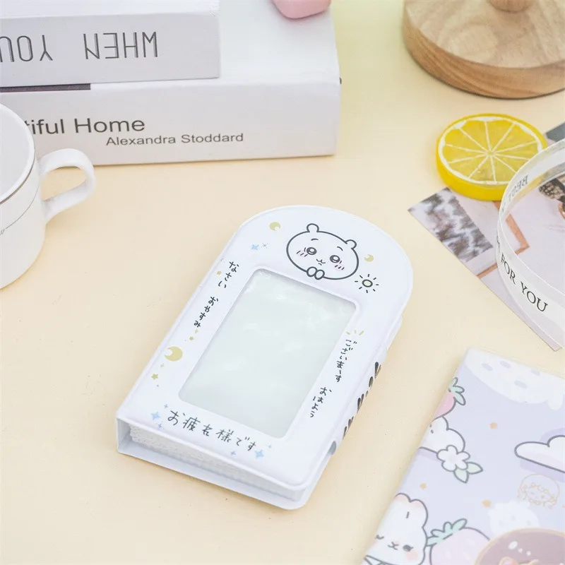 حار الكرتون تشيكاوا سلسلة ألبوم بطاقة الصور لطيف الإبداع ألبوم بطاقة حزمة بطاقة صغيرة تخزين دفتر الهدايا