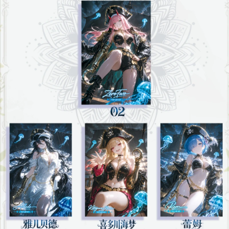Ceiling Series Vol 2 A5 Anime Girl Card Swimsuit Bikini Party Scene Collectible Booster Box 100 Packs Trading Card Art Gift
