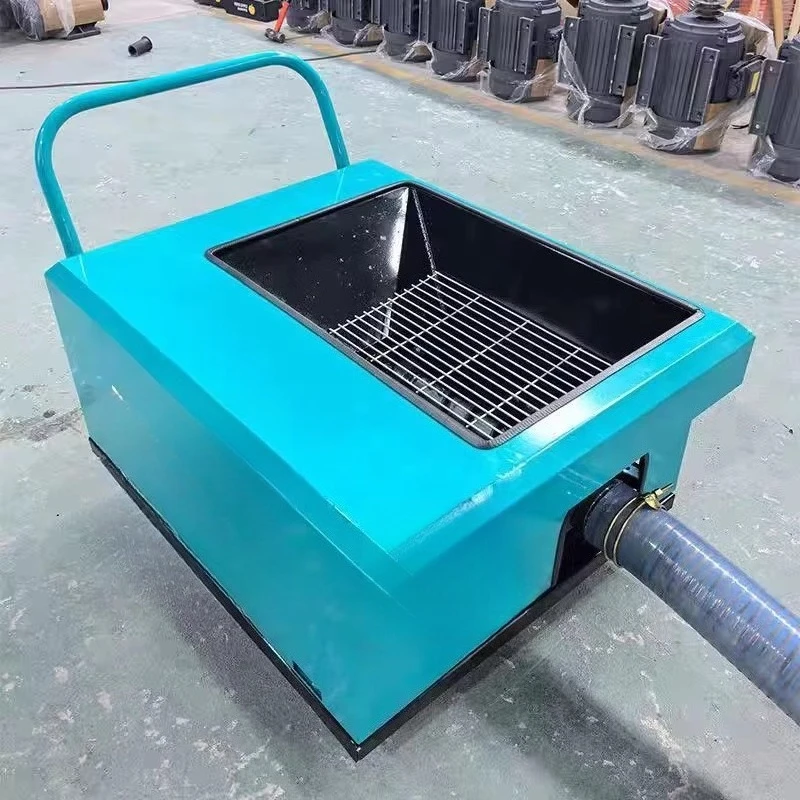 Small electric concrete spiral pump alloy steel structure high efficiency engine 4-6 m/h cement mortar conveying capacity