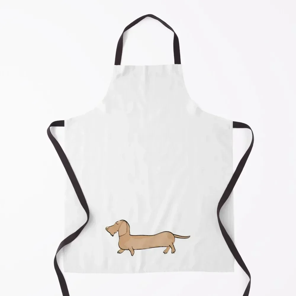 

Wired Dachshund 2 Apron Womens Dresses kitchen item kitchen clothes for men Restaurant Kitchen Equipment Apron