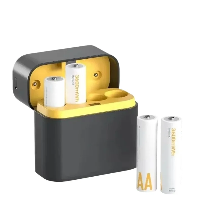 For Camera/Flashlight/Toys AA Lithium Rechargeable Batteries High Capacity Long-Lasting Batteries 1.5V 3600mWh