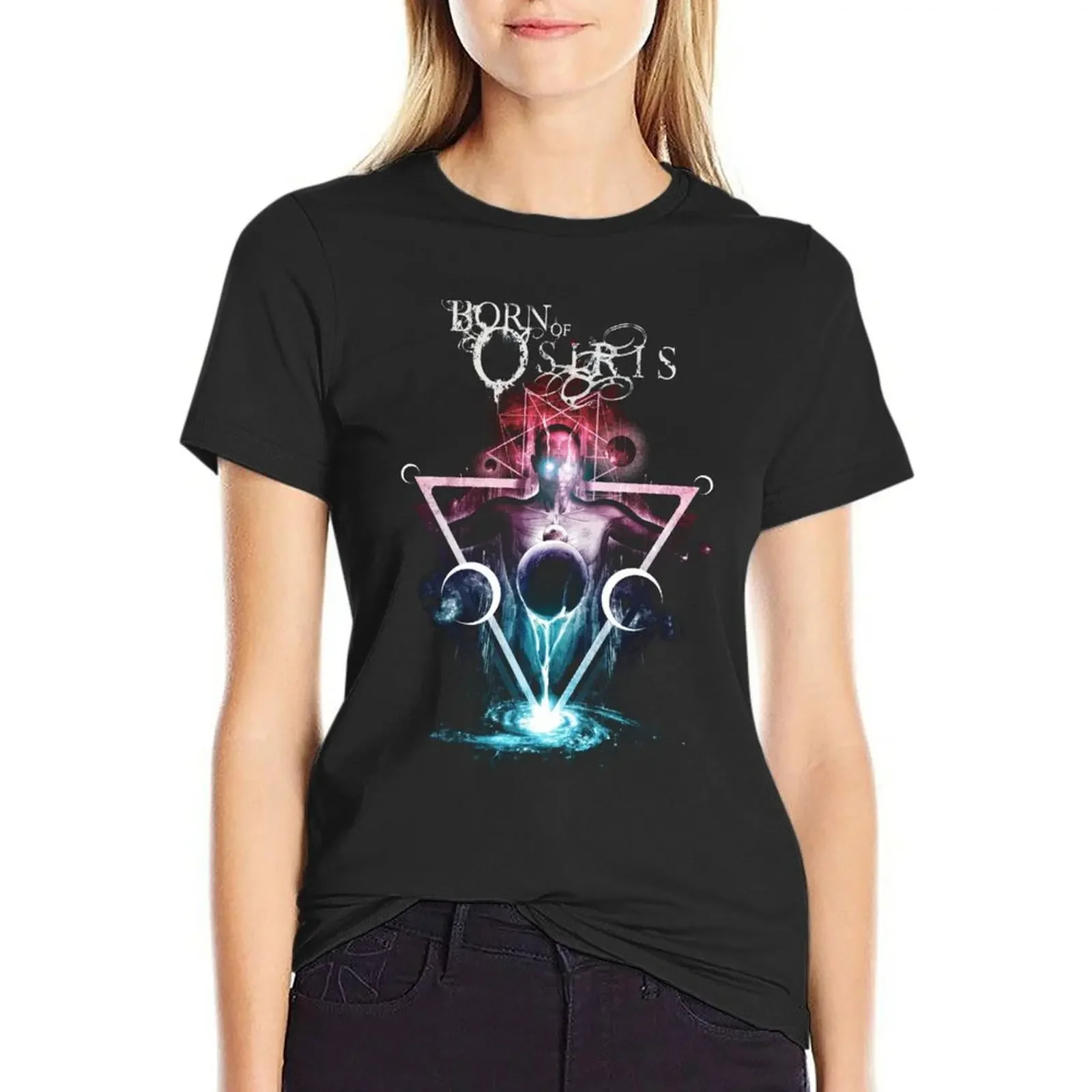 

Born of Osiris - Abstract Chaos T-Shirt plus size tops tops Women's t-shirt