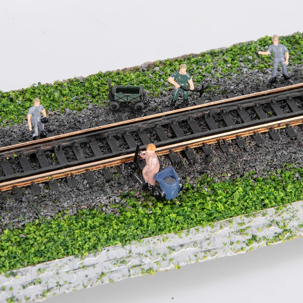 

Ho Scale 1:87 Railway Train Track Accessories Metal Toys DIY Model Making for Diorama without Train1pc