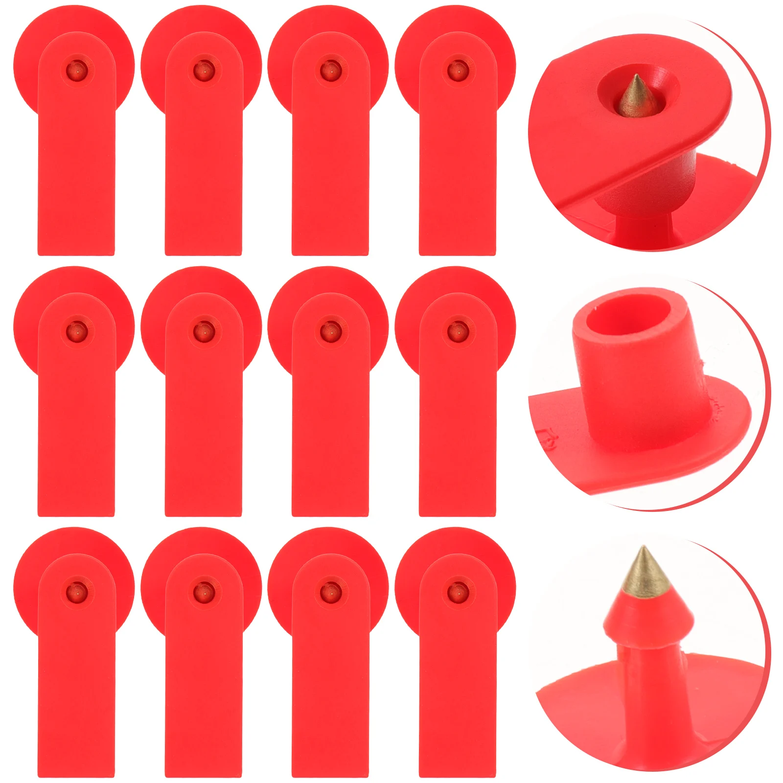 100 etichette per orecchie di pecora, etichette per cartelli animali, etichette piccole per bovini, kit di mucche, orecchie di capra