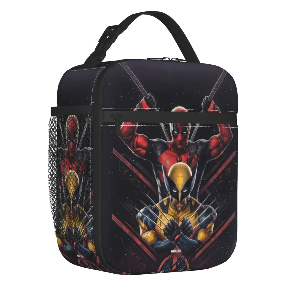 

Custom Wolverine Cool Movie Insulated Lunch Bags for Women Cool Superhero Portable Thermal Cooler Bento Box Work School Travel