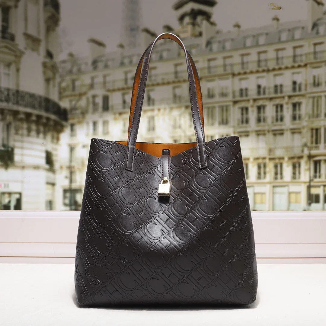 

Элегантная винтажная сумка через плечо, новинка 2023 года для женщин, роскошная однотонная сумка через плечо, модная просторная сумка для всех случаев