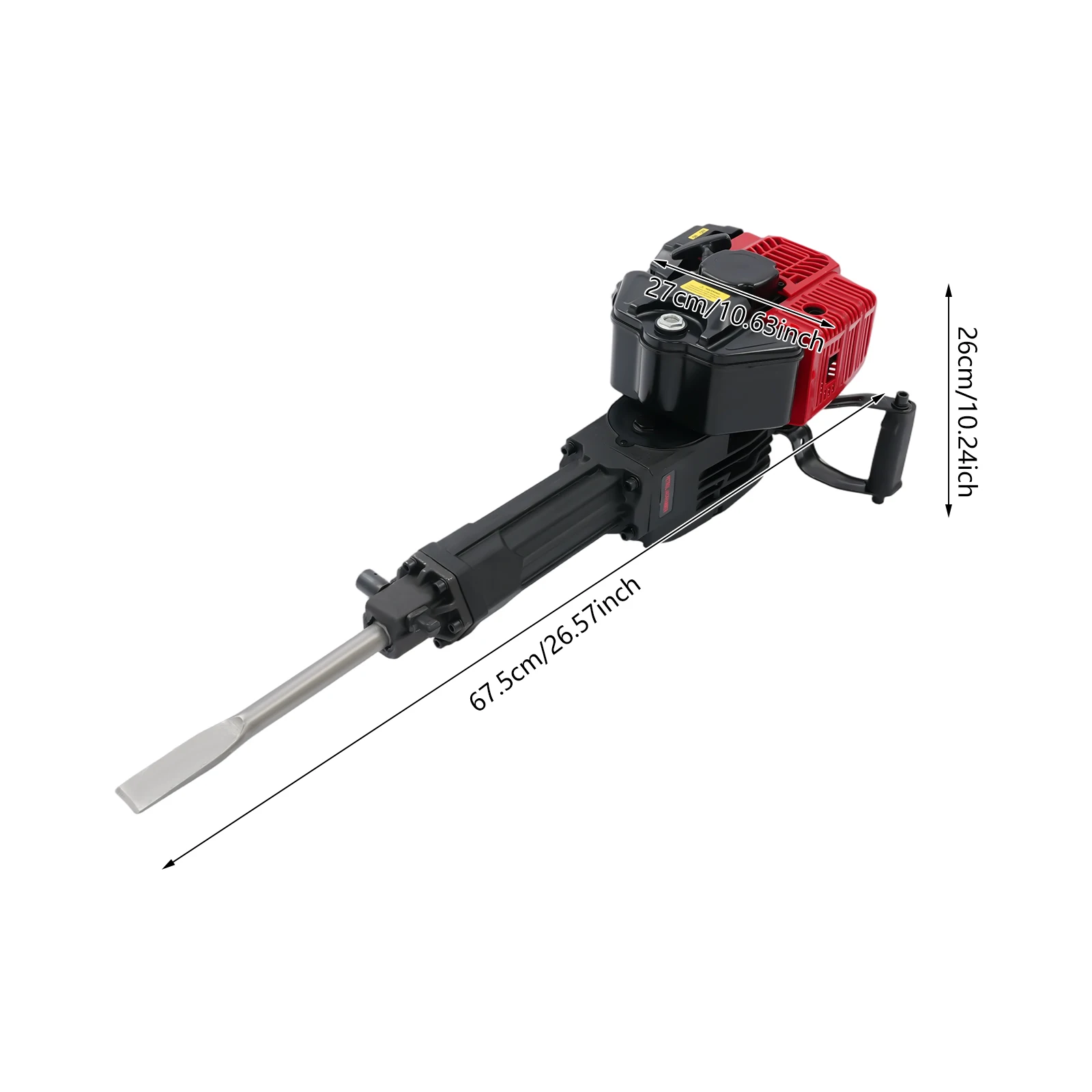 

Отбойный молоток для сноса, бетонолом, молоток-отбойник с заостренным и плоским зубьями для нарезки пазов в грунте, разрушения камня