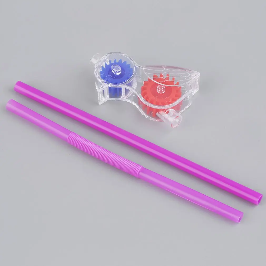 หลอดเครื่องดื่มรูปนกสปินนิ่งน่ารักสำหรับเด็ก2ชิ้น