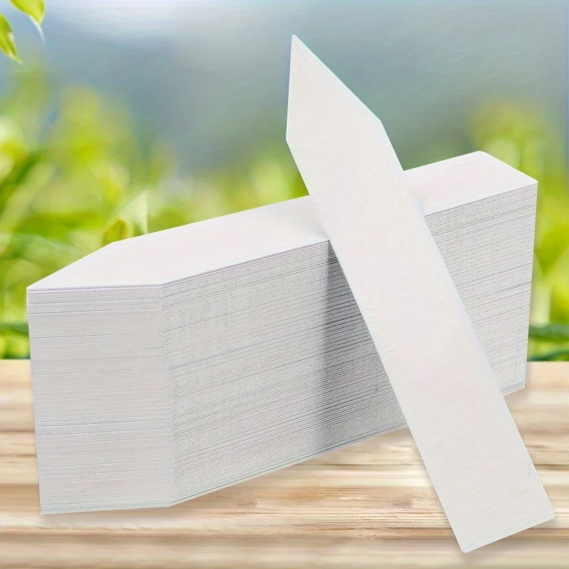 500pcs Waterproof Plastic Plant Labels - Durable, Reusable, Weatherresistant Garden Tags for Nursery & Outdoor Use