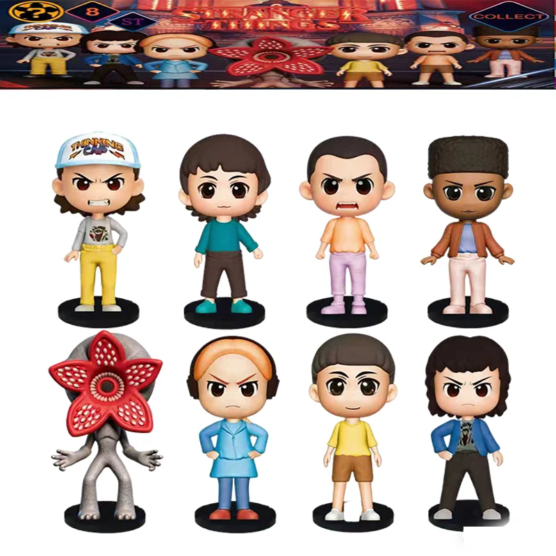 8 Styles Stranger Figure Eleven Dustin Barb Steve Demogorgon Action Figures Toys THINGS Action Figures Dolls Toys Gift for Kids