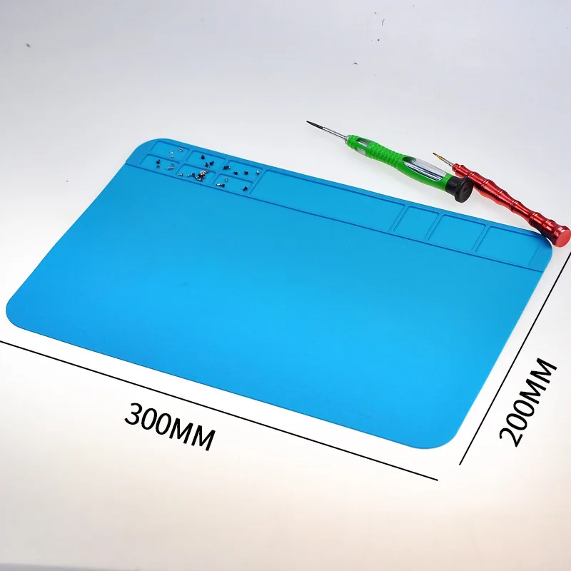 Piattaforma di manutenzione resistente al calore ESD isolamento termico tappetino per saldatura strumenti di lavoro Kit di strumenti di riparazione