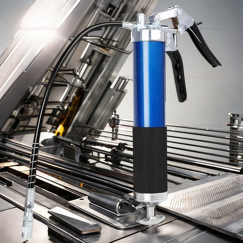 

400CC Инъекция смазки Сверхмощный инструмент для обслуживания 7000PSI Набор пистолетов для смазки масла Ручная рукоятка пистолета Муфта высокого давления