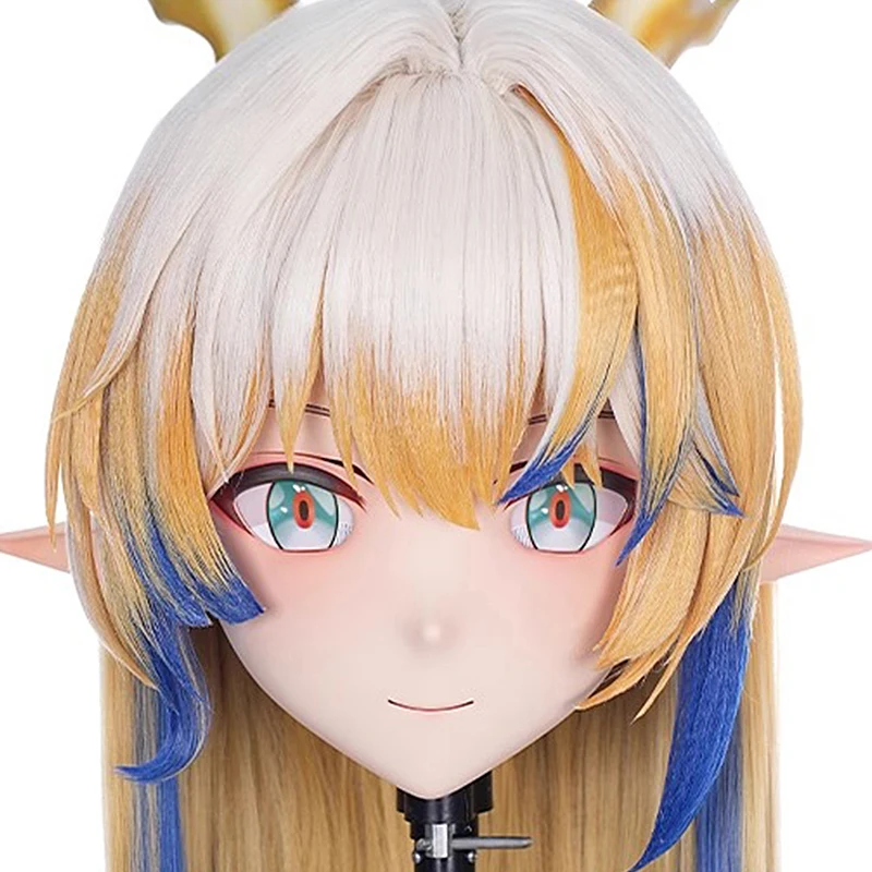 Kunci Ikat Kepala Penuh Boneka Crossdress Penuh Sesuai Pesanan Perempuan/Perempuan Karakter Kartun Kig Cosplay Anime Jepang Masker Kigurumi