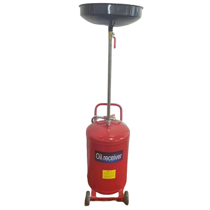 High Selling 18Gallon Extended Garage Equipment Air Operated Evacuation Pneumatic Mobile Waste Oil Drain Kit With Lift Tank