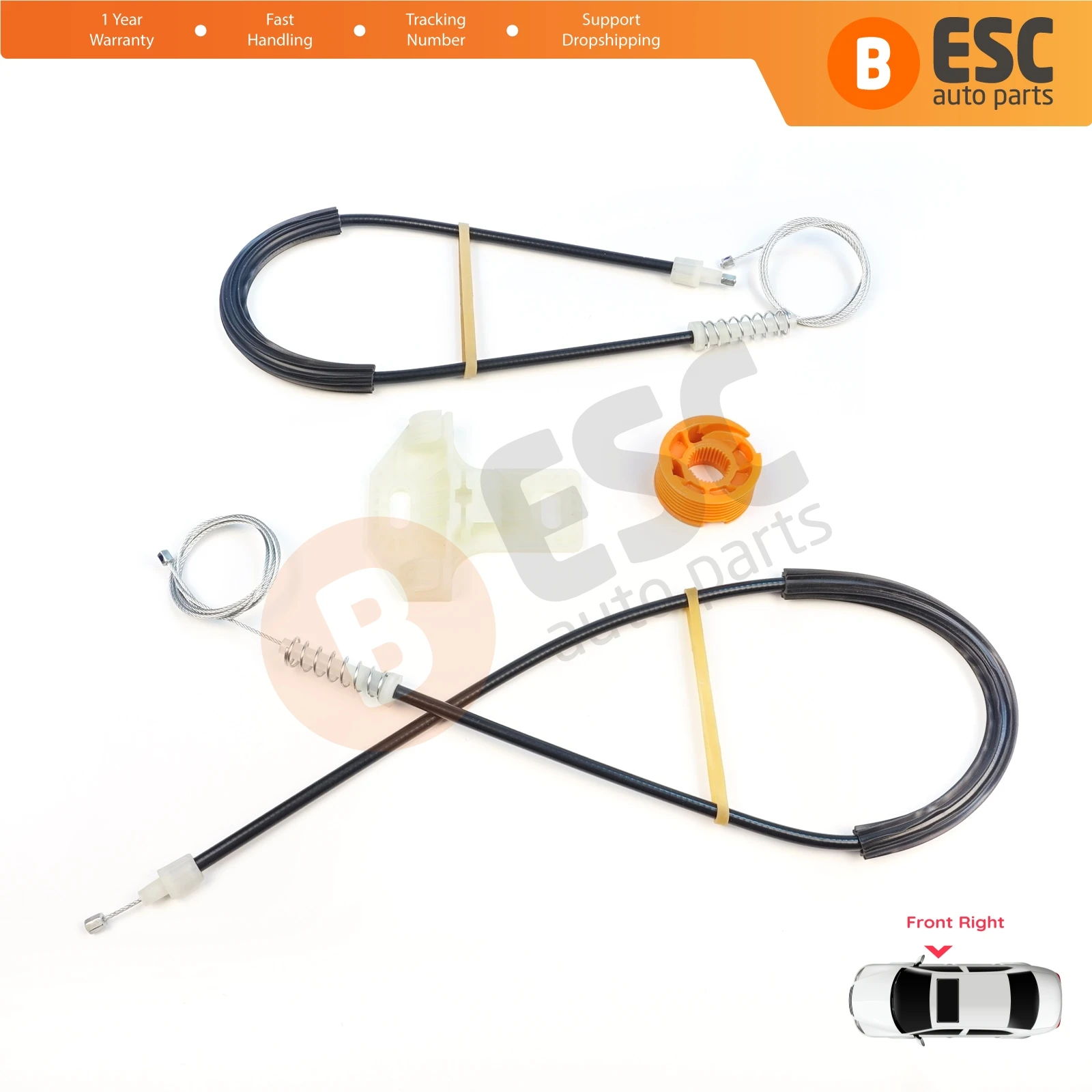 EWR5618 Raammechanisme Reparatieset Rechterdeur voor DAF Truck XF105 FA FT 2005-En Verder 1779722