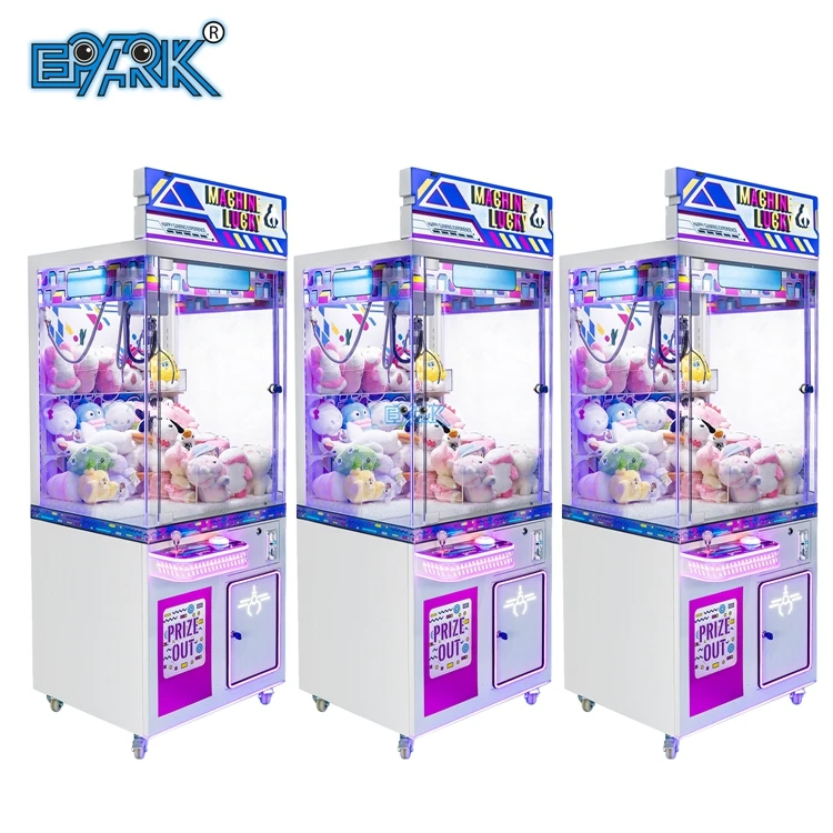 

Coin Operated Pink Crane Catch Stuffed Toys Machine Toy Claw Crane Game Machine