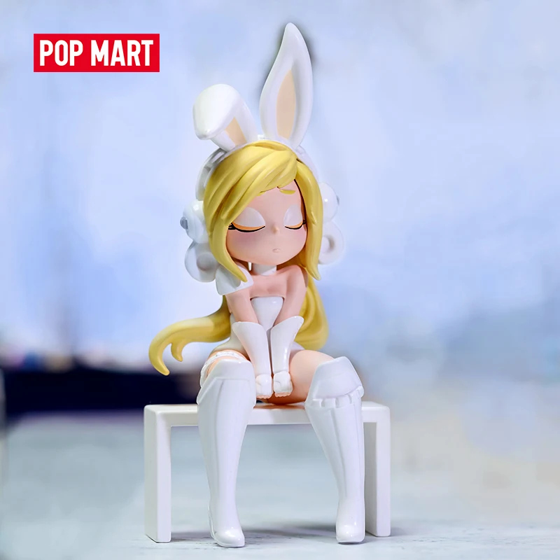 POP MART CoolrainLABO Relax Moment Series Anime Action Figure Guess Bag Ornament Figurines Home Decor Desktop Dolls Model Girls