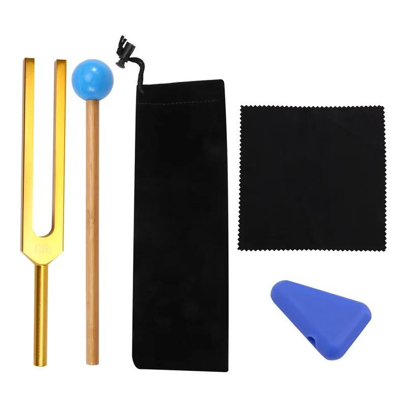 432Hz Tuning Fork For Healing Mental Relaxing Chakra Strengthen Stress Relieve,Aluminum Alloy Tuning Fork