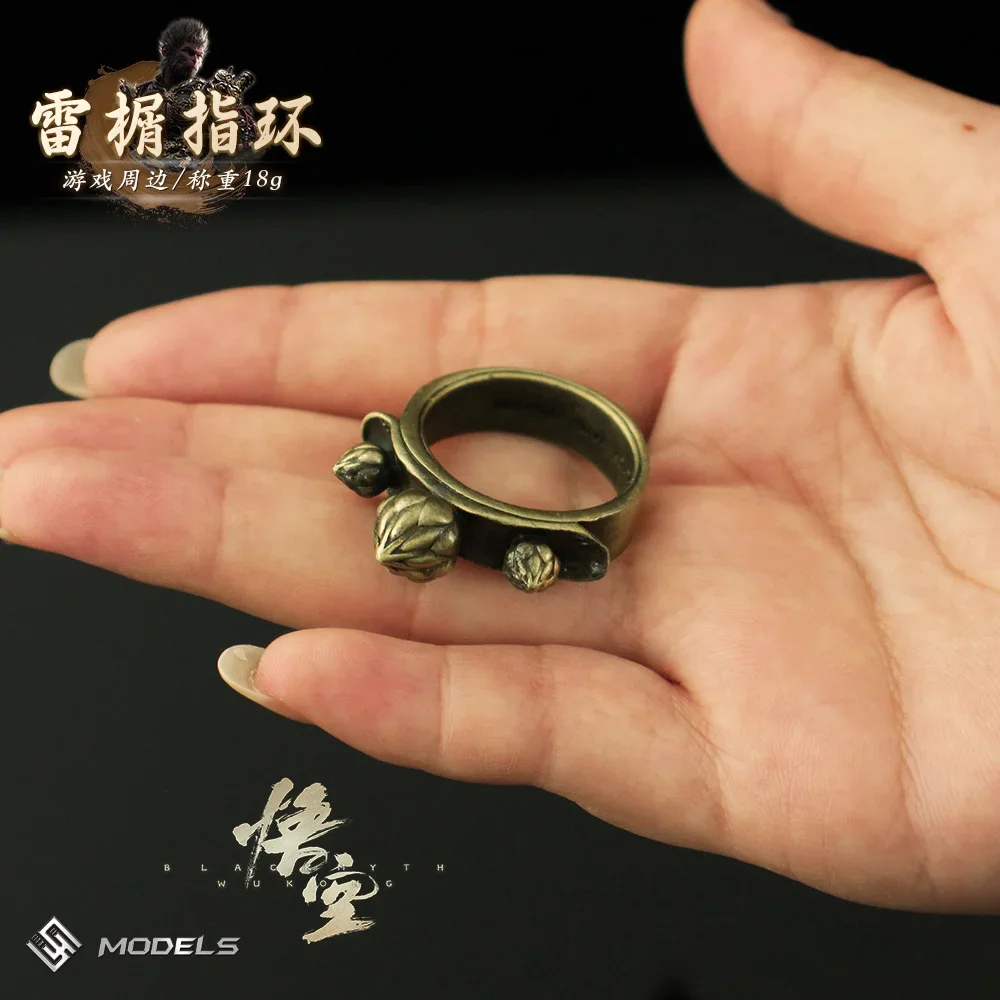 Black Myth Wukong Ring Anime Game Periphery Rings Game Props Collection Commemorative Rings Accessories Gifts