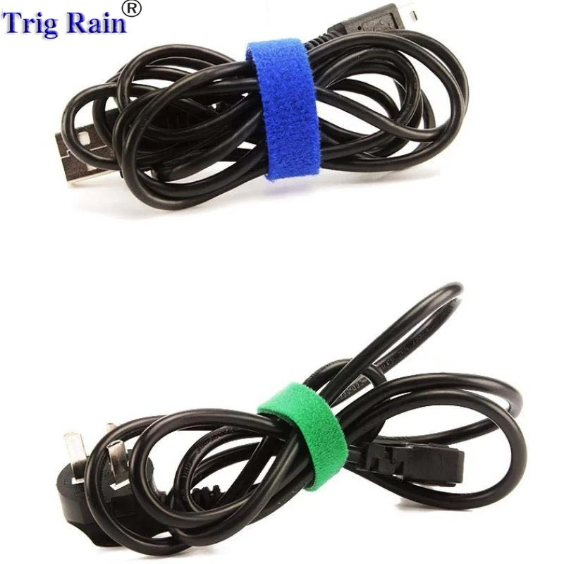 بكرة اللفاف لإدارة الكابلات ، العلاقات الأسلاك السحرية ، منظم الكابلات ، حامل علامة ، الشريط ، الأشرطة الرصاص للكمبيوتر ، 10 قطعة