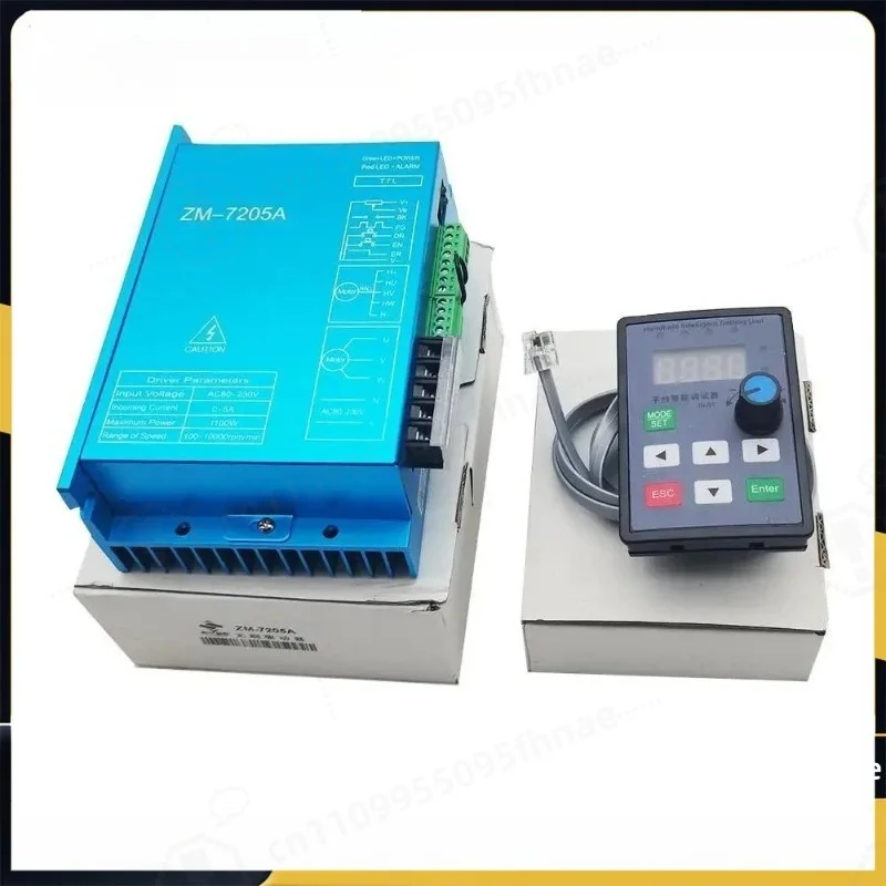 310V High Voltage High Power DC Brushless Motor Driver 220V AC Max. 5A 1100W BLDC With Handheld Intelligent Setting Unit ZM-7205