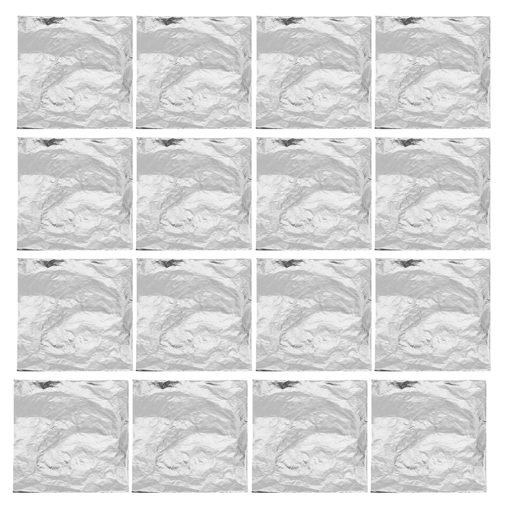 

150 Pcs Decorative Material DIY Furniture Decoration Silver Foil Stickers Craft Hand Grabbing