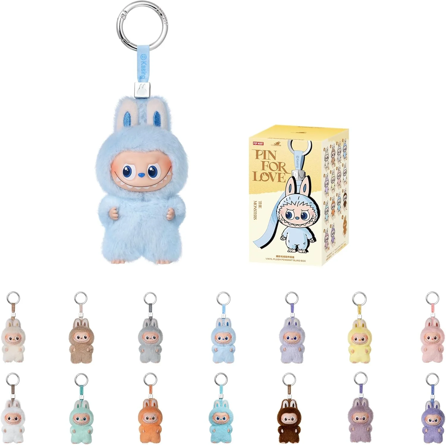 

POP MART Labubu 4.0 THE MONSTERS PIN FOR LOVE Blind Box Vinyl Plush Pendant Mystery Box Guess Bag Toy Doll Kawaii Anime Figures