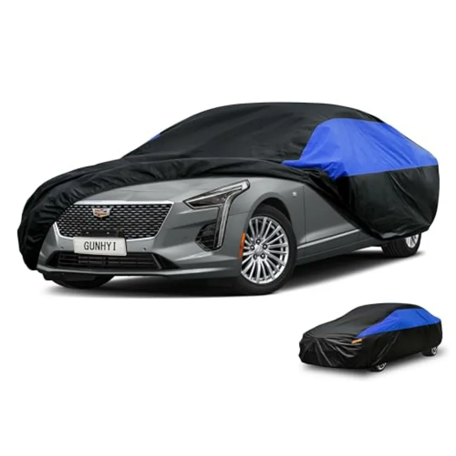 

Outdoor car cover for Cadillac CTS 2003-2014,waterproof polyester, black, custom-fit all-weather protection against sun UV, rai