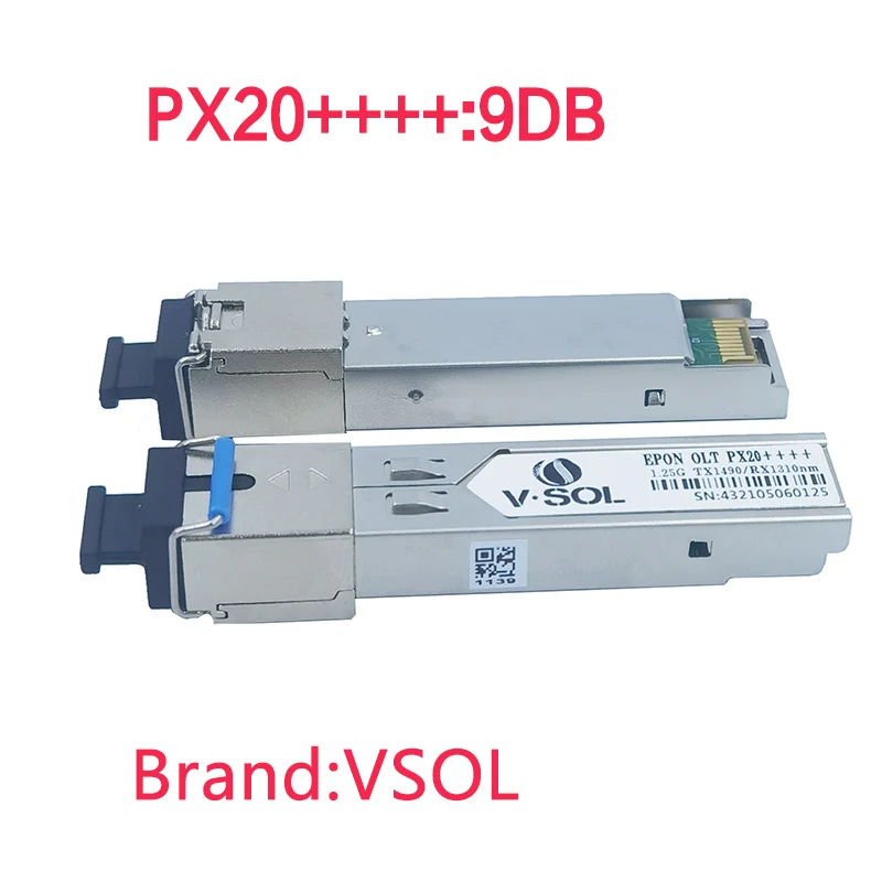 مُحَوِّل ضوئي EPON OLT PX20+ PX20++ PX20+++ SFP 1.25G لحل FTTH المثالي