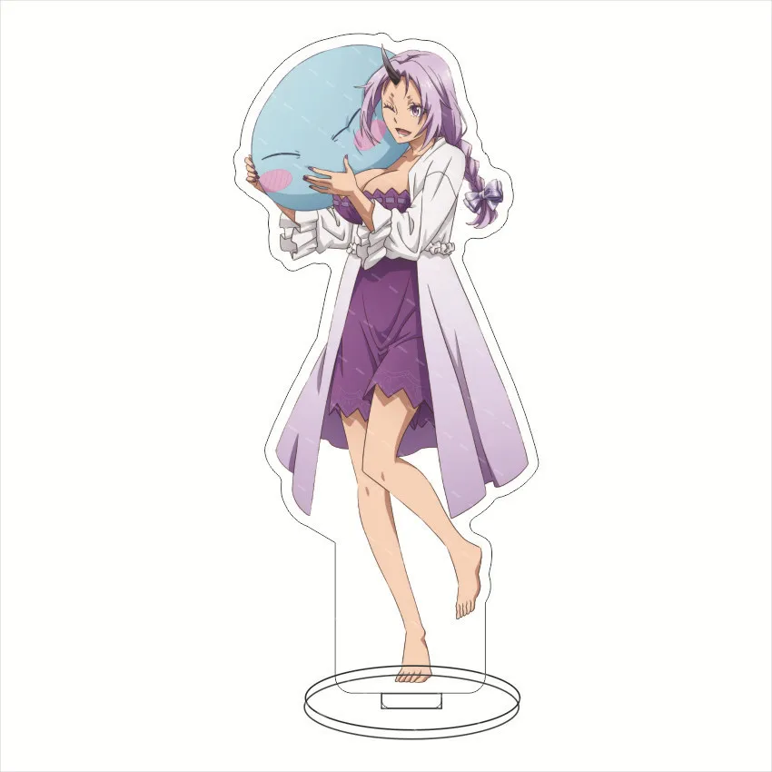 Anime That Time I Got Reincarnated as a Slime Rimuru Tempest Acrylic Stand Figure Model Plate Cosplay Collection Desktop Decor