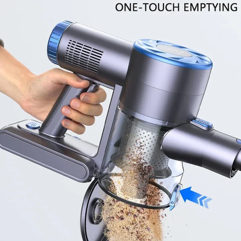 ตรงแนวตั้งไฟฟ้า CYCLONE เงียบมือถือพรม Stick เครื่องดูดฝุ่นไร้สายไร้สายบ้านไร้สายสําหรับพรม