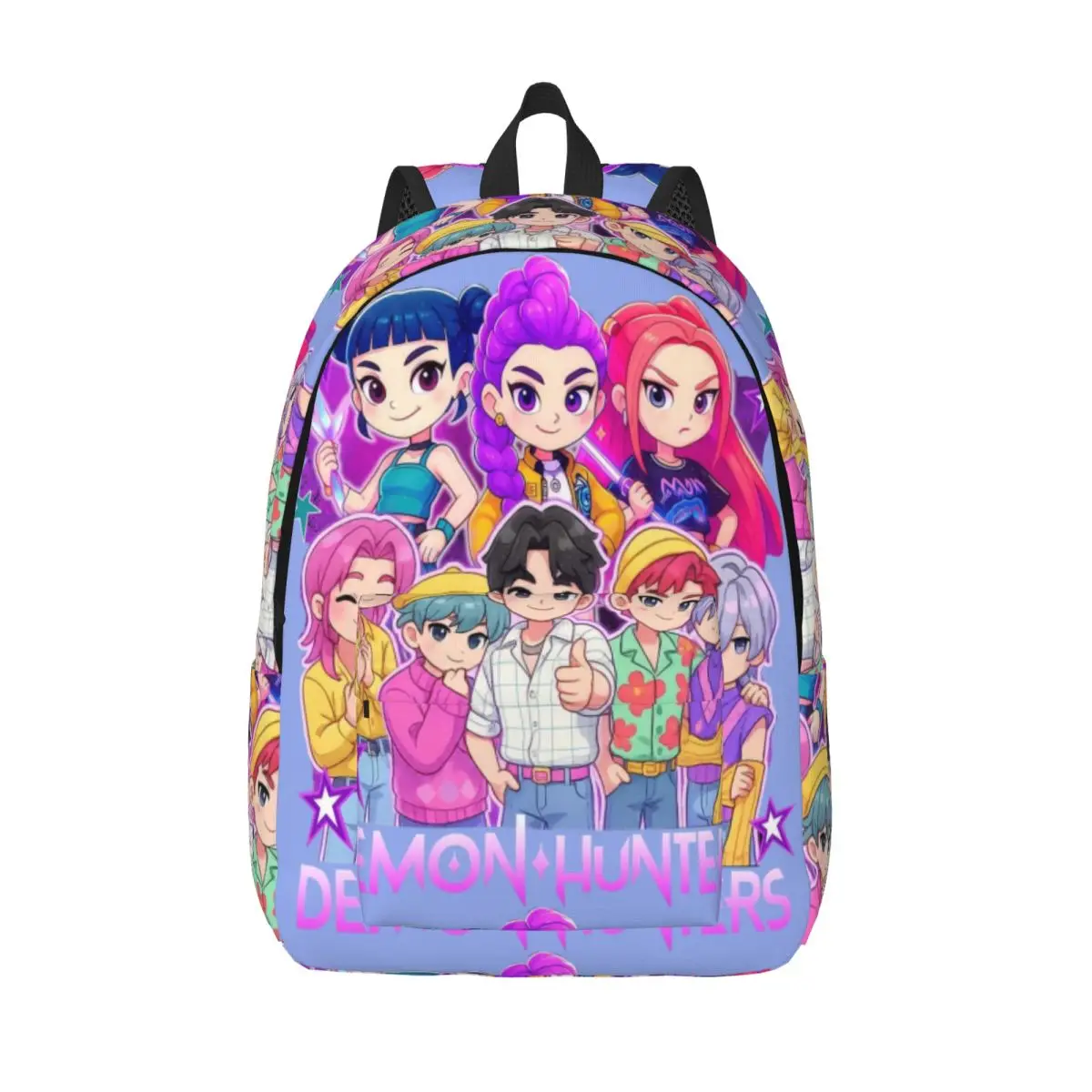 

KPOP Demon Hunters22222 Backpack Travel Backpacks Women Men Fashion High School Bags Colorful Breathable Rucksack