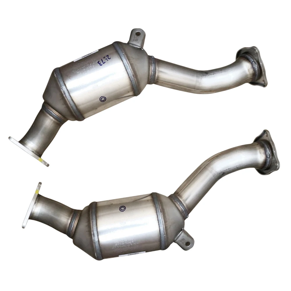 Pair Front Catalytic Converter for Porsche Cayenne 3.0T V6 95811302171 95811302210