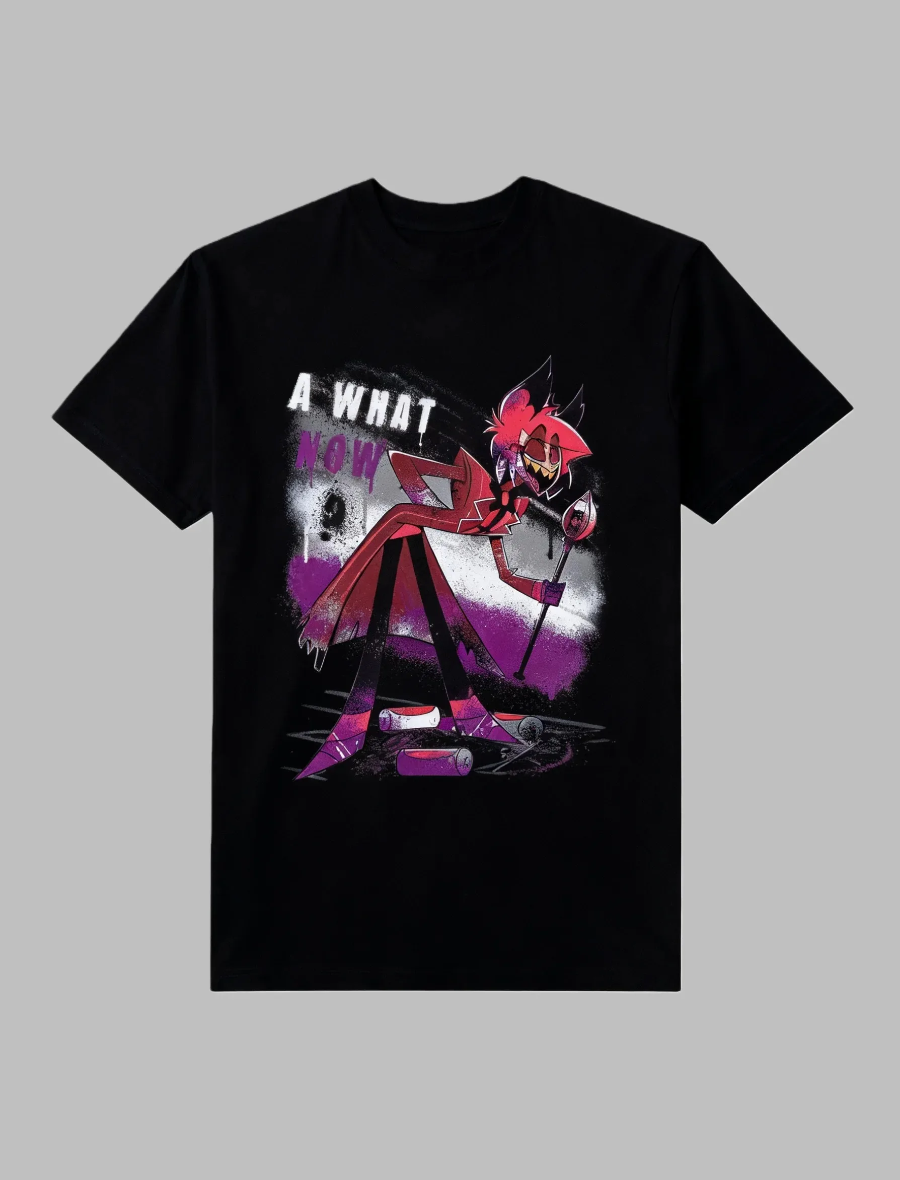 

Hazbins Hotel Printing T-Shirt for Men Oversize Cotton Tees O Neck Short Sleeve Fashion Street Casual T Shirt Gift Idea Clothing