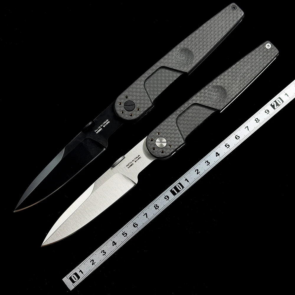 2026 LKU01 Folding Knife Carbon Fiber Handle Steel Liner Ball Bearing Hunting Camping Outdoor Tactical Hike Survival EDC knives