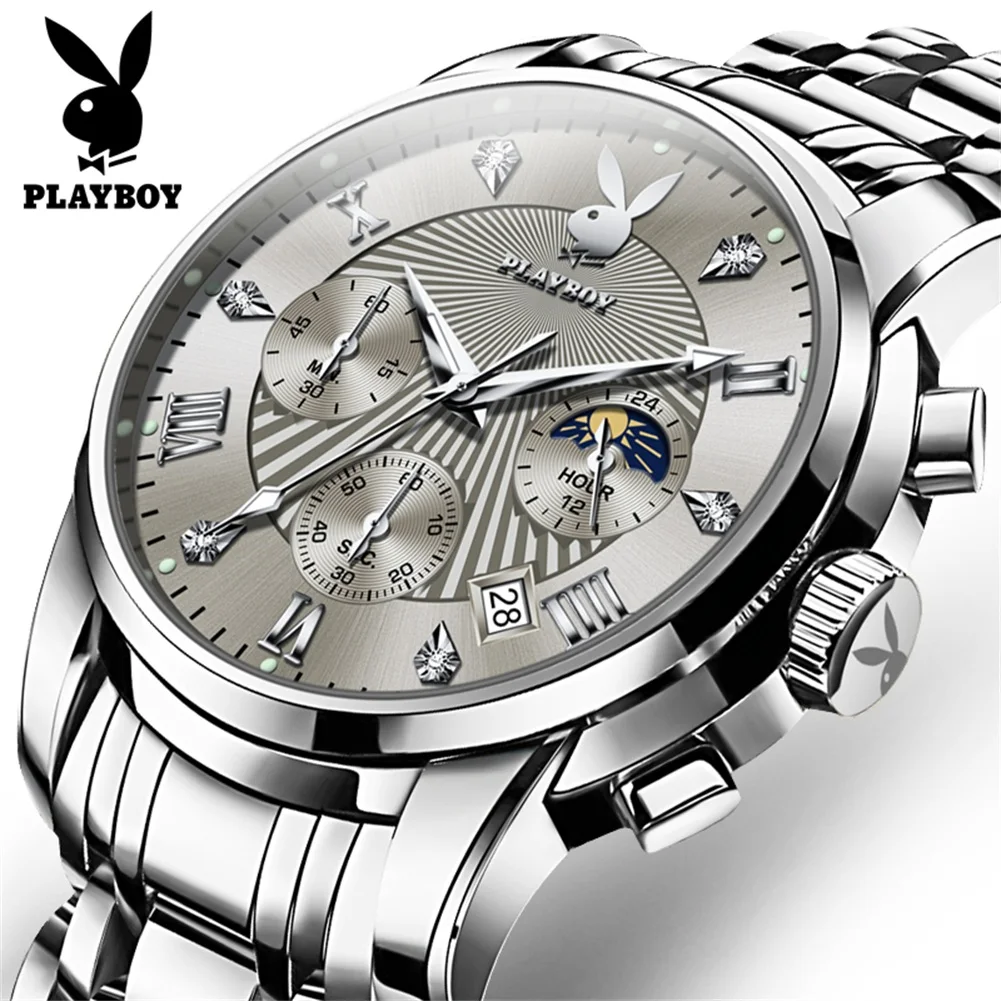 PLAYBOY 3066 Men's Luxury Quartz Watch