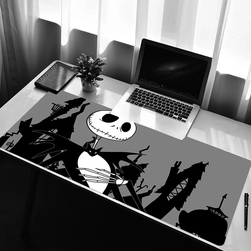 

Mouse Pad PC Non Slip Rubber Mousepad Laptop Gamer Cabinet Keyboard Pad Office Computer Gaming Desk Jack S-skellington Mouse Mat