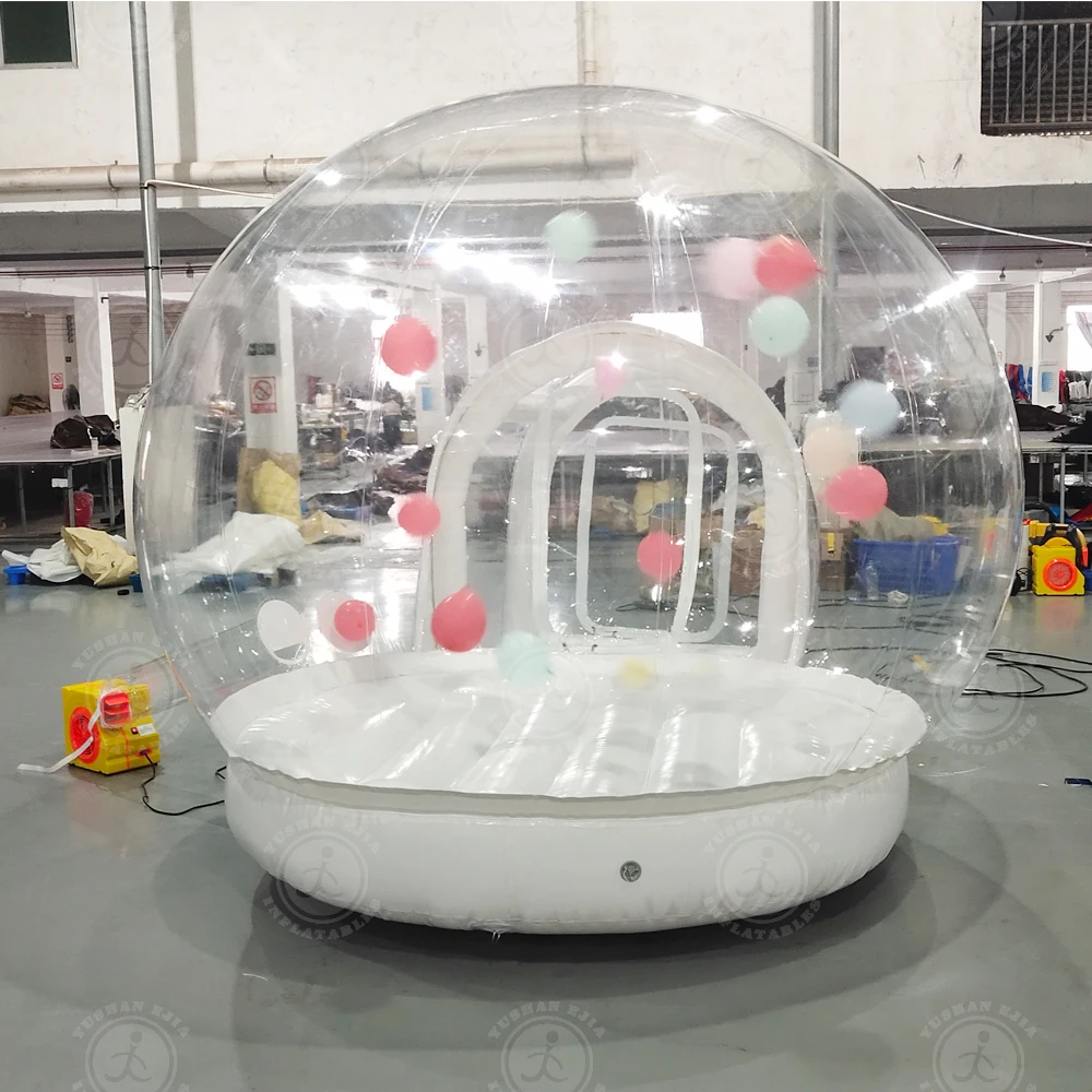 Hot Sale Kids Party Balloon Fun Portable Bouncing Bubble Balloon Dome House Tent Transparent Inflatable Bubble Tent