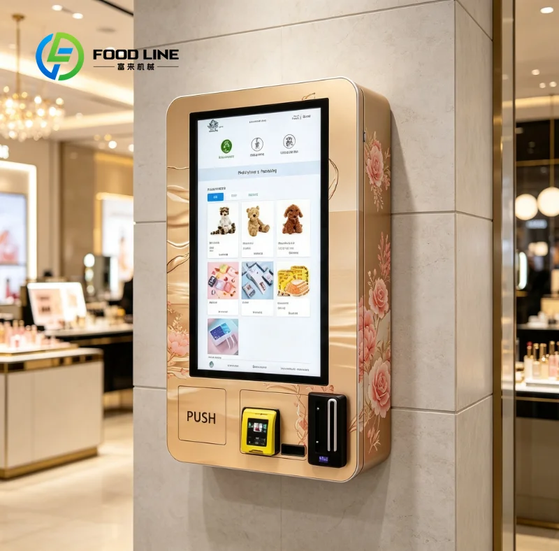 Full Automatic Wall-Mounted Small Vending Machine, Custom Device with ID Card Reader for Snacks, Drinks, Cigarettes & Condoms