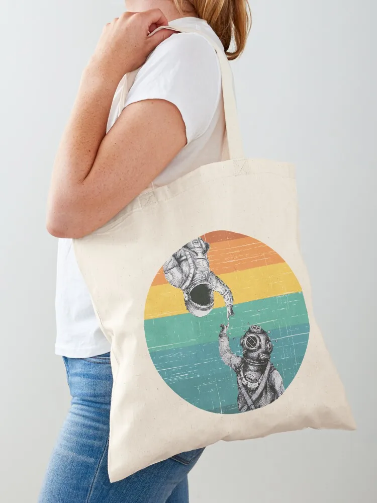 

astronaut in the ocean Tote Bag free delivery bags bag for beach canvas tote bag canvas shopping
